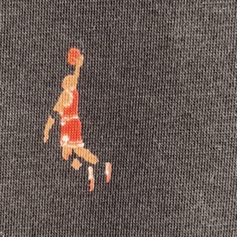 Jordan Essentials Holiday Jumpman Hoodie Men’s L Black All Over Print Fleece - Picture 8 of 16